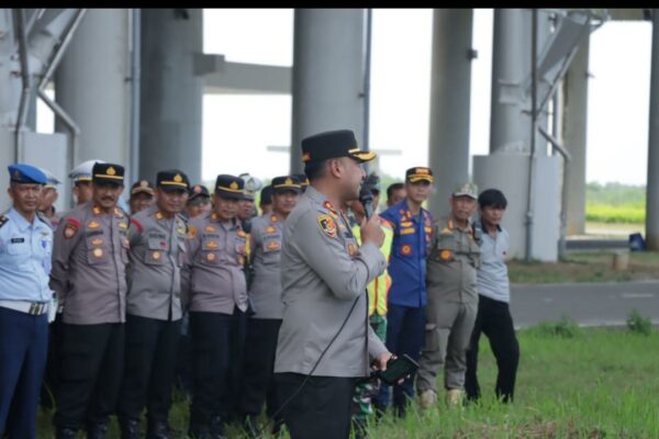 Polres Majalengka Laksanakan Apel Gladi Pengamanan Kunjungan Kerja Presiden RI