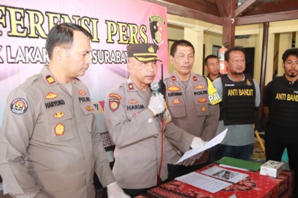 Polisi Berhasil Amankan Tiga Tersangka Begal Bersajam di Citraland Surabaya