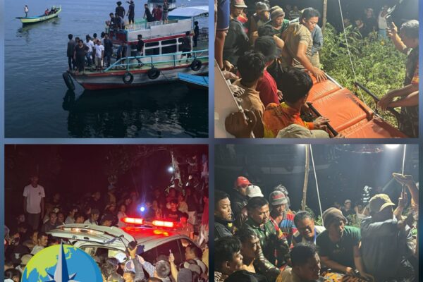 Kecelakaan Tragis di Desa Tongging, Satu MD, Mobil Terjun ke Danau Toba