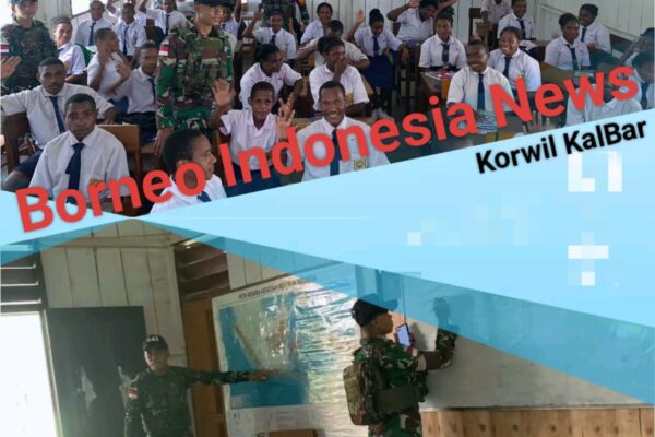 Satgas 641/Bru beri materi Wawasan Kebangsaan serta dukung Implementasi Kurikulum Merdeka di SMPN Benawa