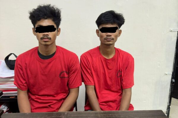 Berantas jaringan Narkoba AKP Repelita kembali ringkus dua pelaku Tersangka di Ujungbatu