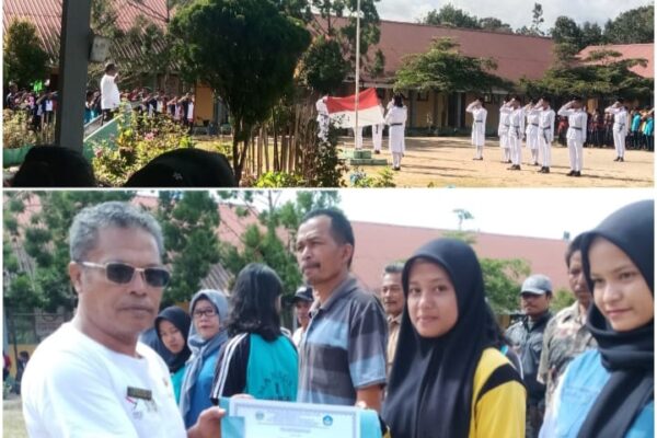SMA N 1 STTU Julu Laksanakan Upacara Penutupan Pembelajaran TA 2024-2025