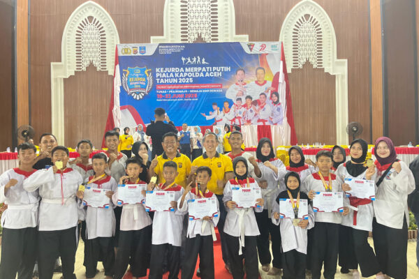 Aceh Barat Sabet 7 emas dan 3 perak di Kejurda Merpati Putih 2025